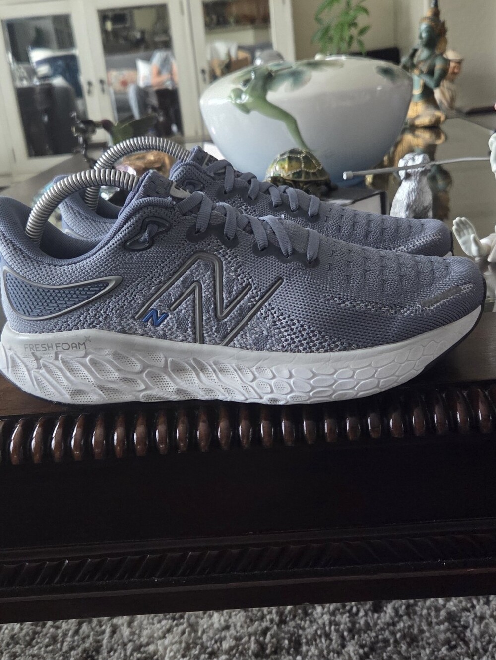 New Balance Fresh Foam Grey Knit Running Shoes